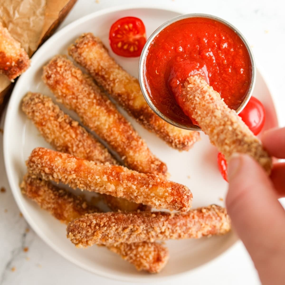 Air Fryer Halloumi Fries
