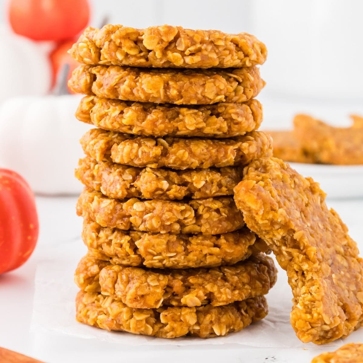 Pumpkin No Bake Cookies