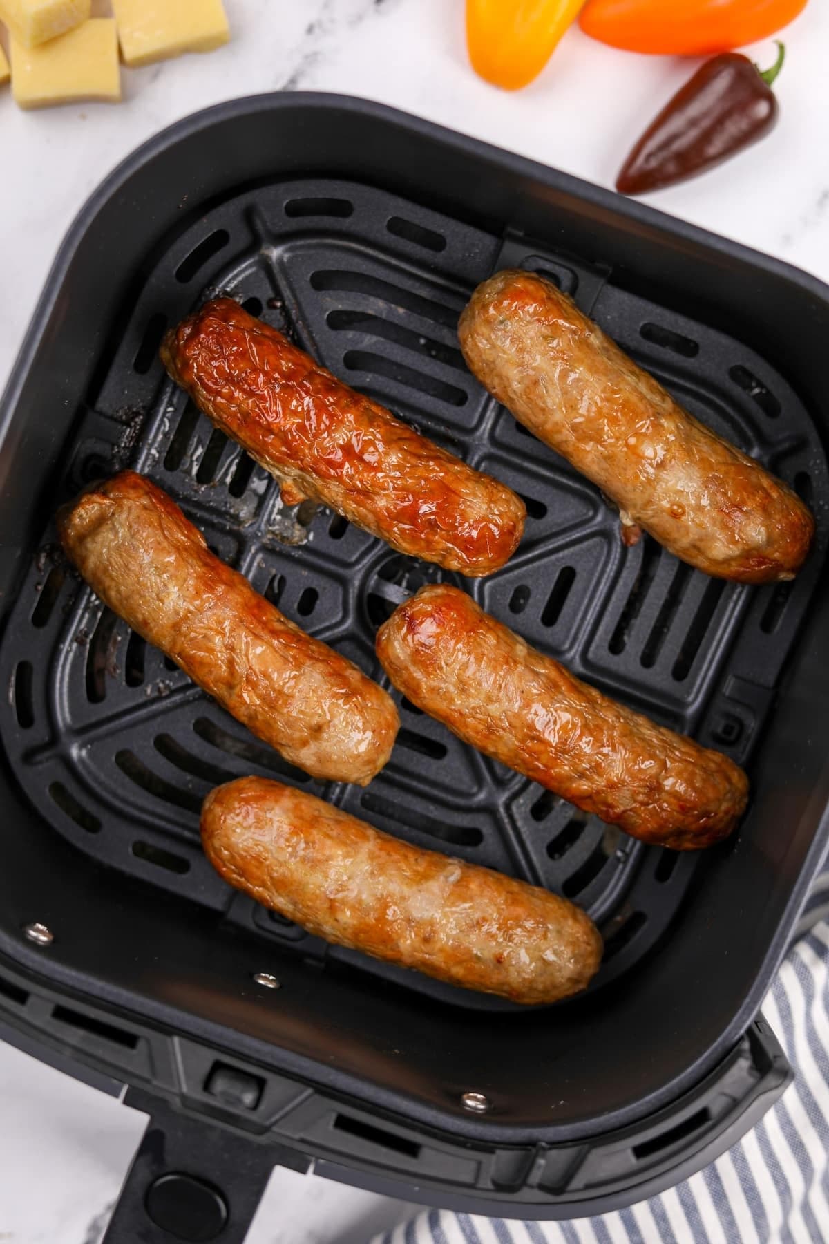 Air Fryer Chicken Sausages