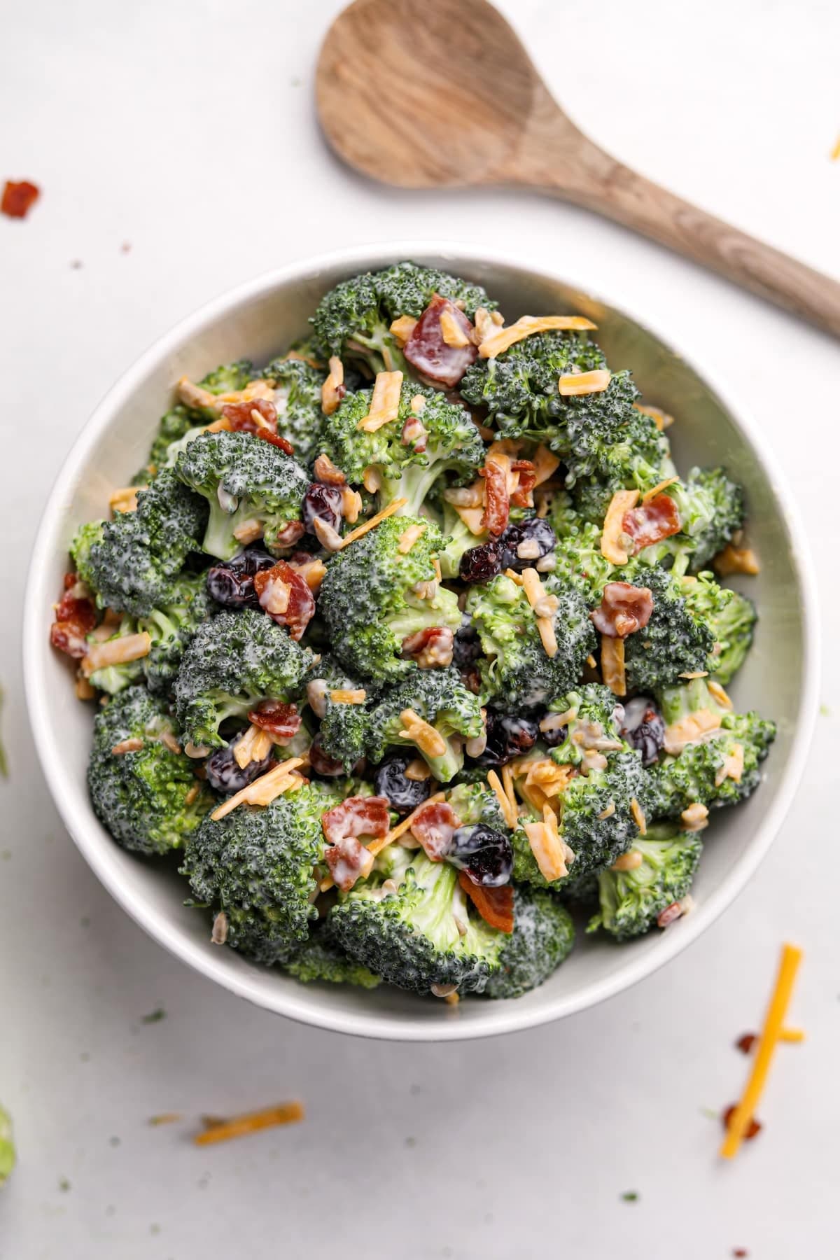 Broccoli Salad with Bacon and Cheese
