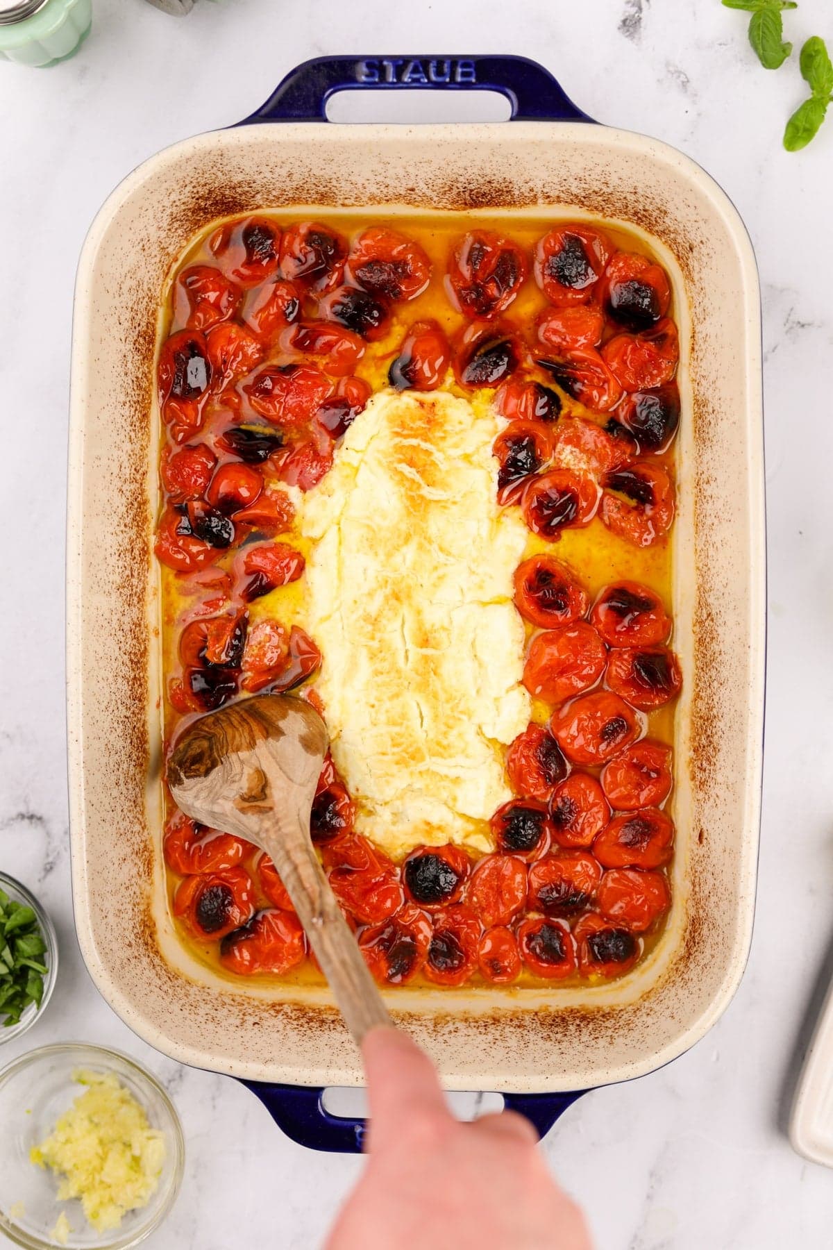 Baked Goat Cheese Pasta