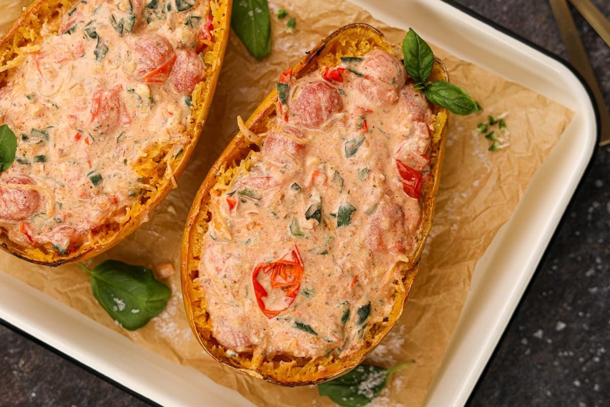 Boursin Spaghetti Squash