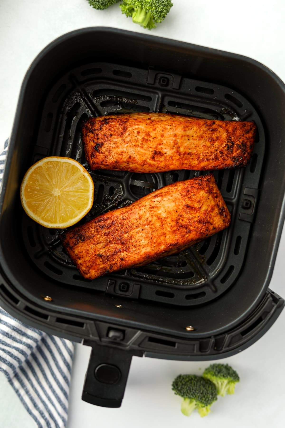 Air Fryer Frozen Salmon
