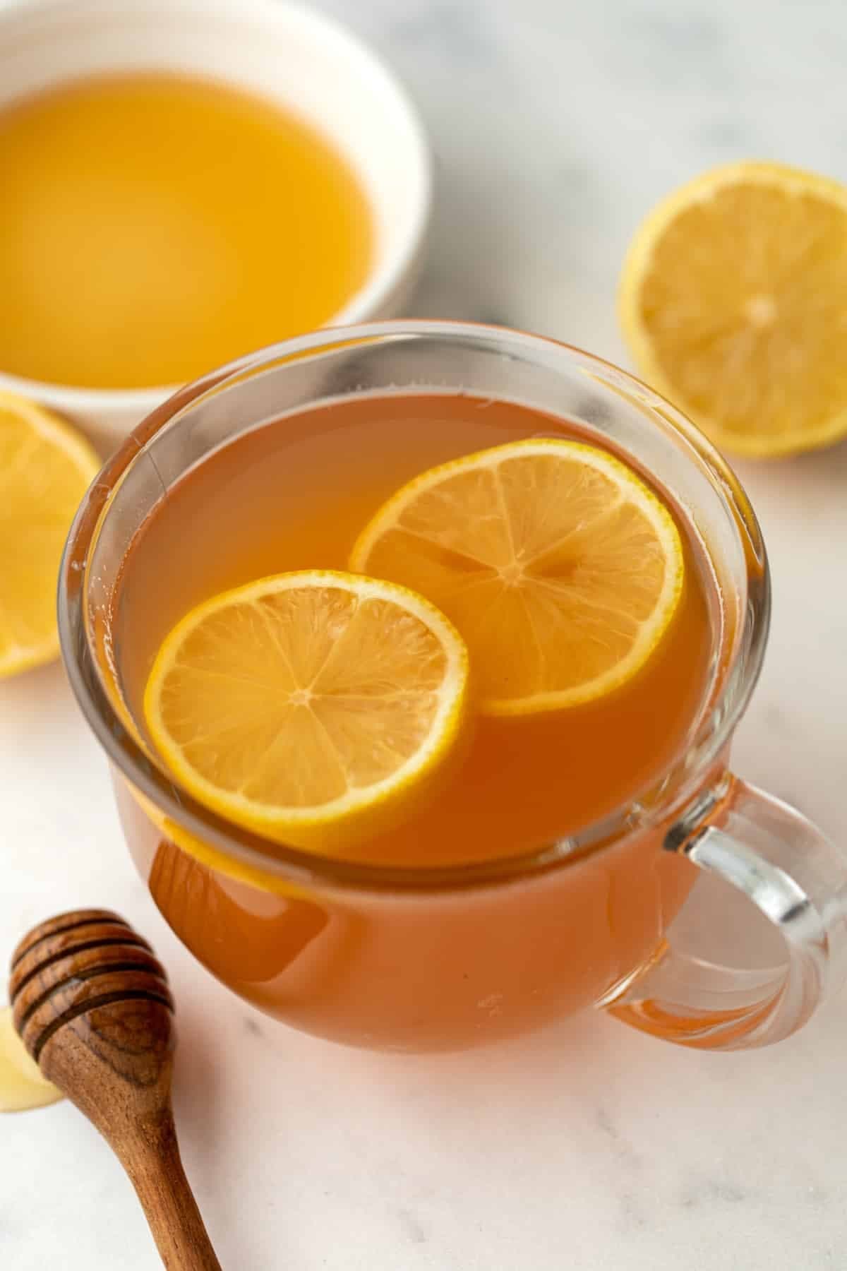 Honey Citrus Mint Tea (Starbucks Medicine Ball Recipe)