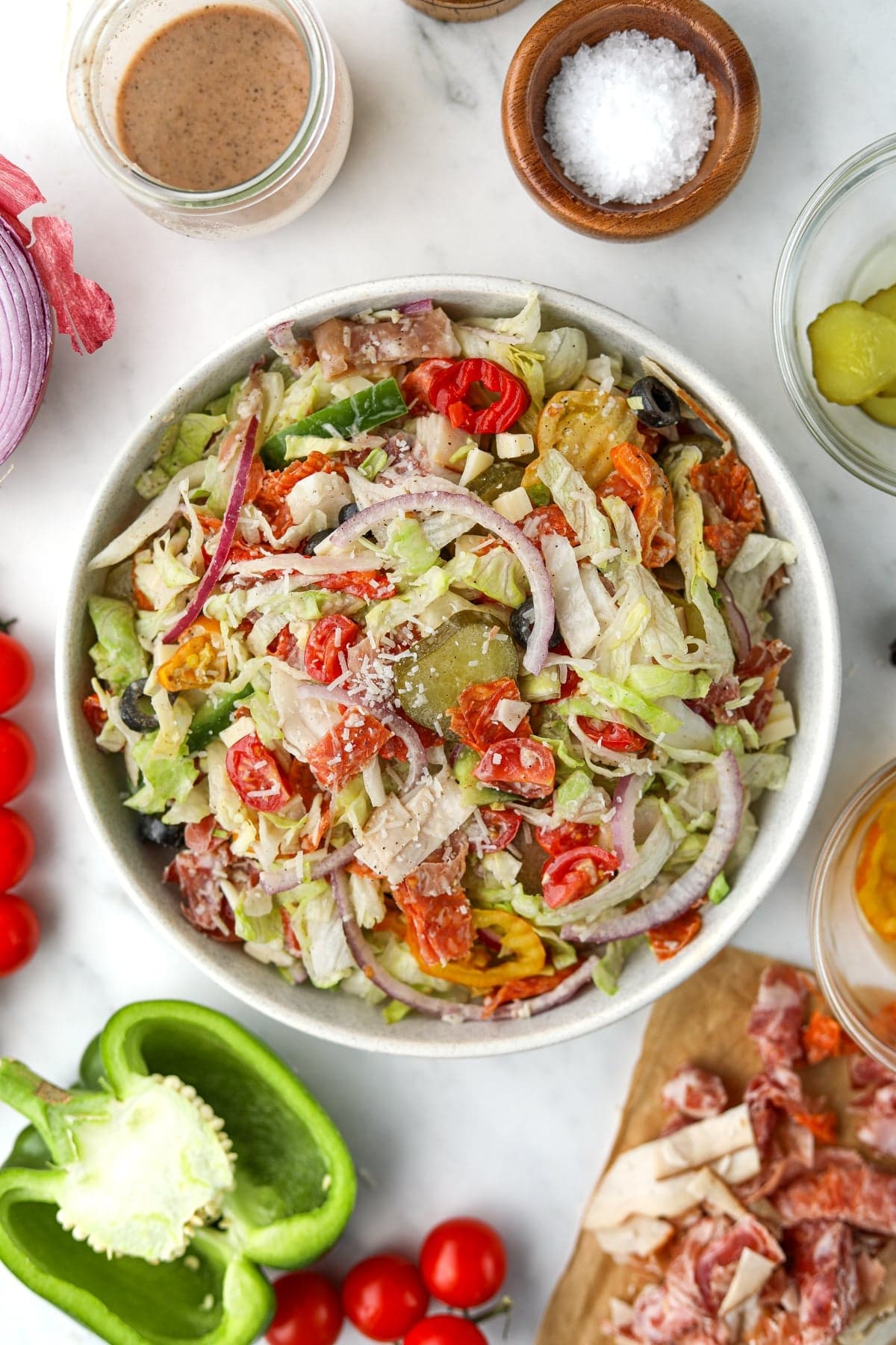 Italian Sub Salad (AKA Sub in a Tub)