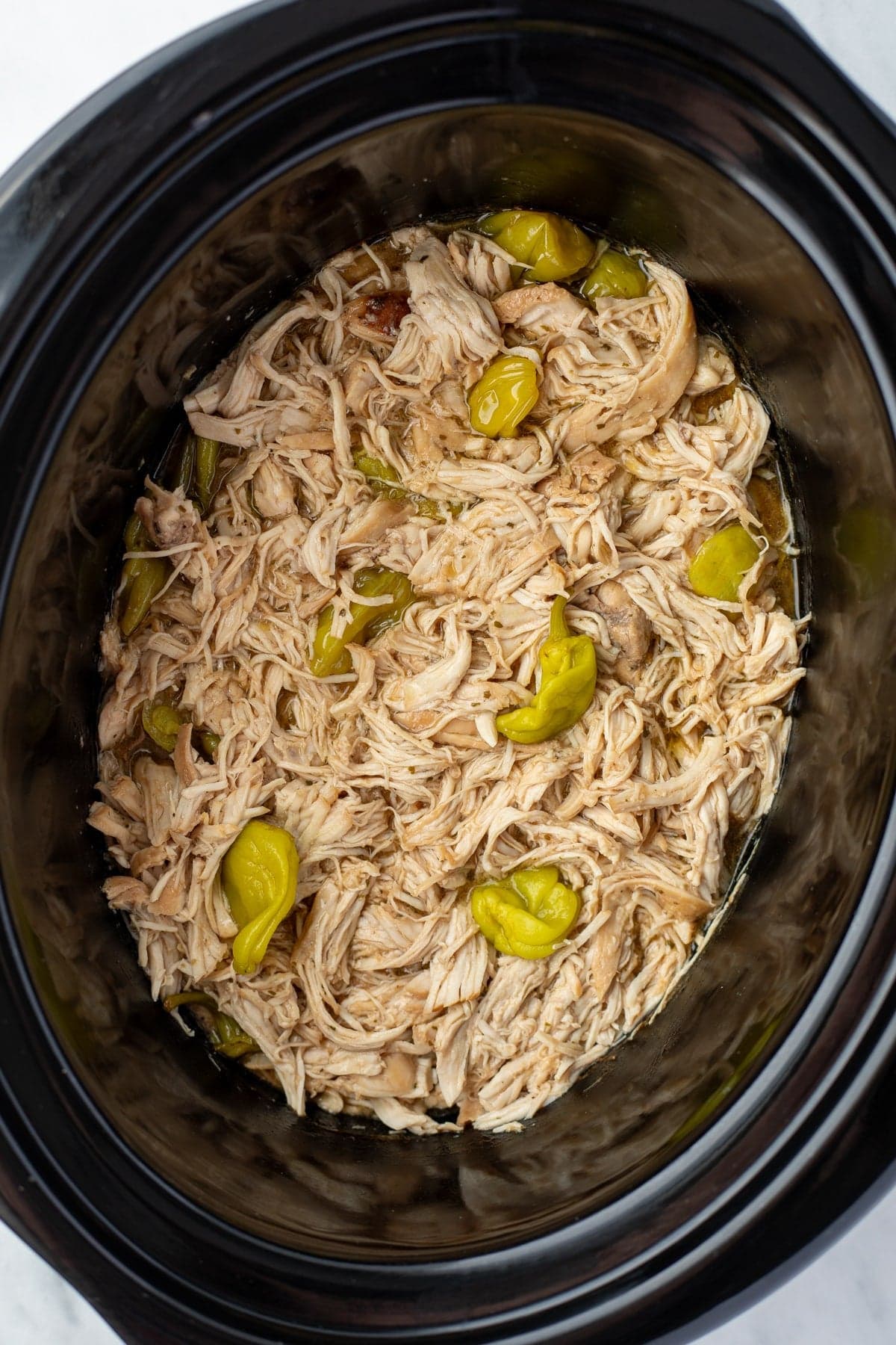 Slow Cooker Mississippi Chicken