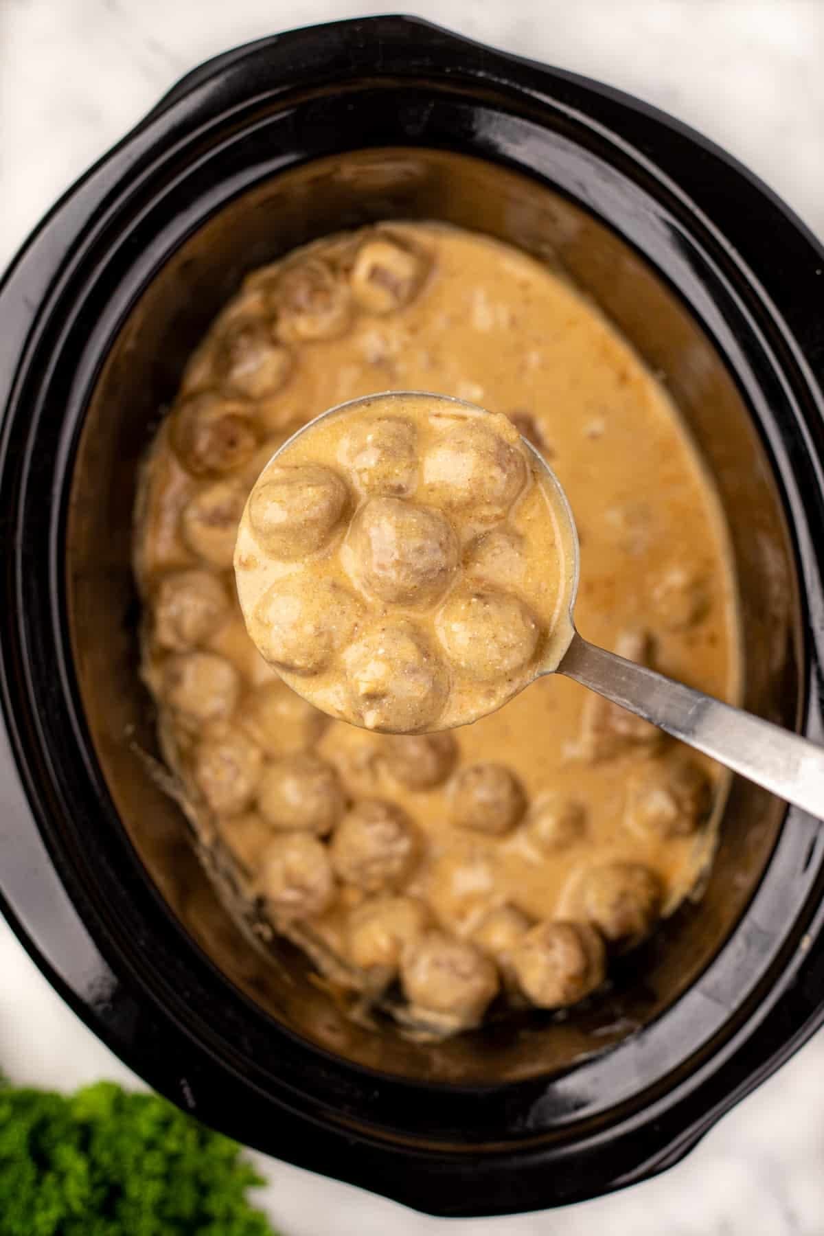 Crock Pot Swedish Meatballs