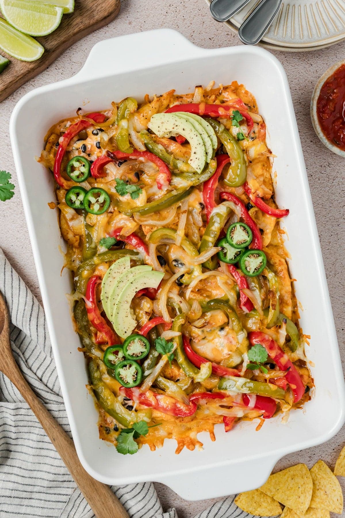 Chicken Fajita Casserole