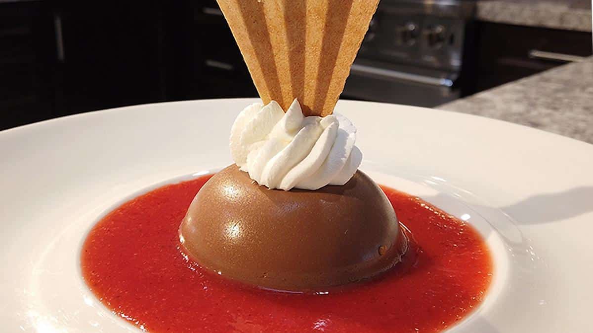 Dark Chocolate Panna Cotta