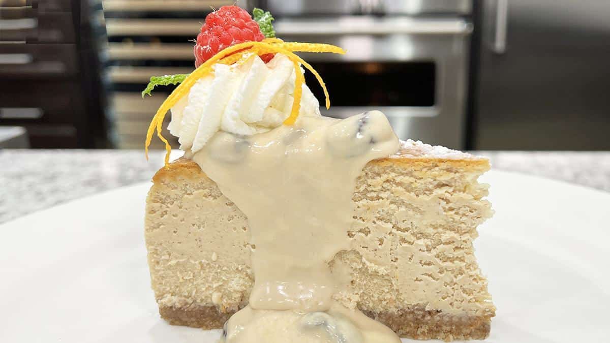 Eggnog Holiday Cheesecake