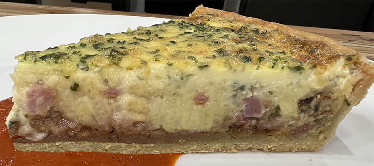 Onion & Bacon Quiche Recipe