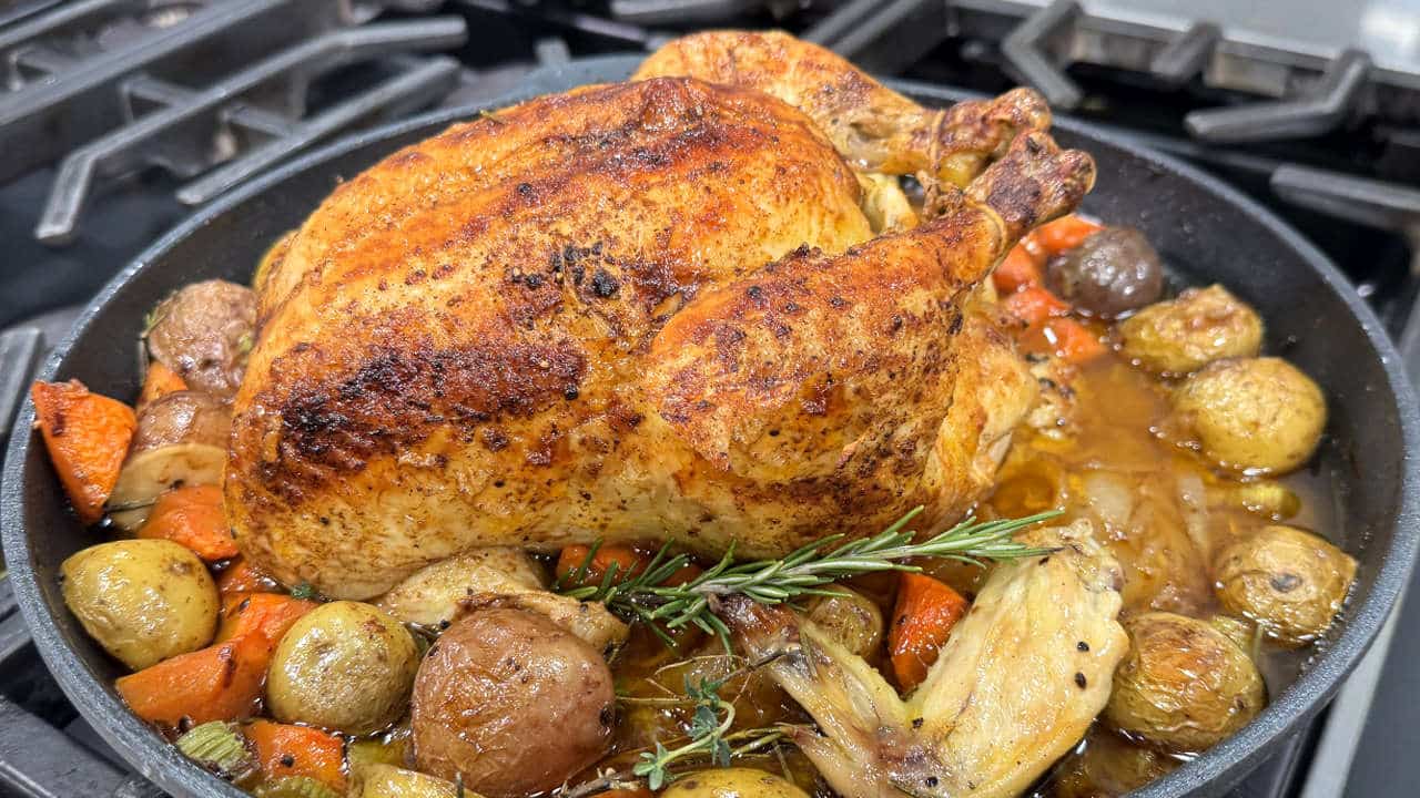 Cast Iron Roasted Chicken Recipe