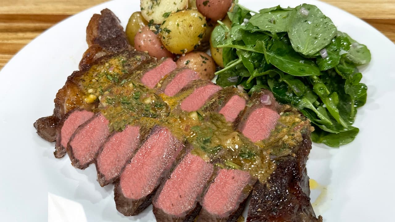 Cafe De Paris Butter Sauce Recipe With Rib Eye Steak