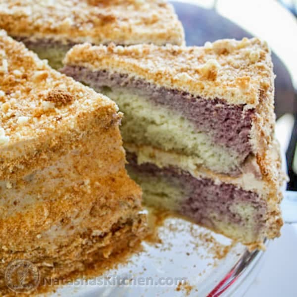Biskvit; Russian Cake Recipe with Russian Cream