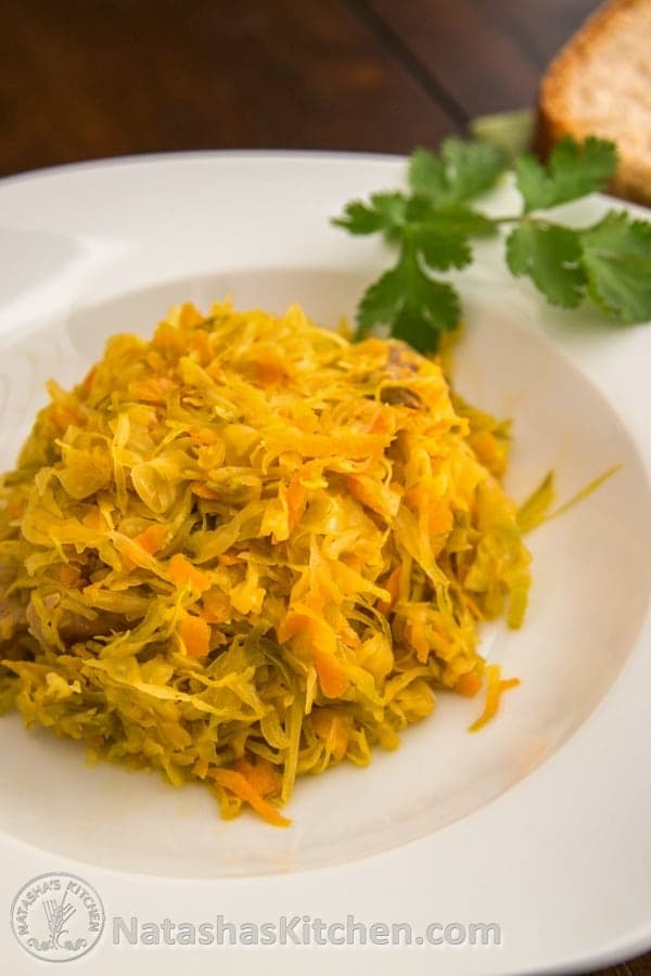 Russian Braised Cabbage