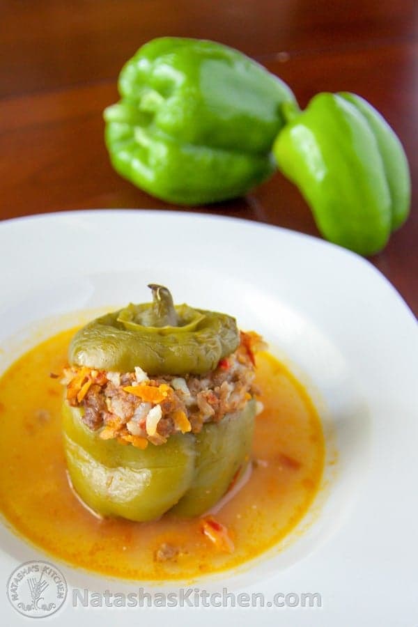 Beef Stuffed Bell Peppers