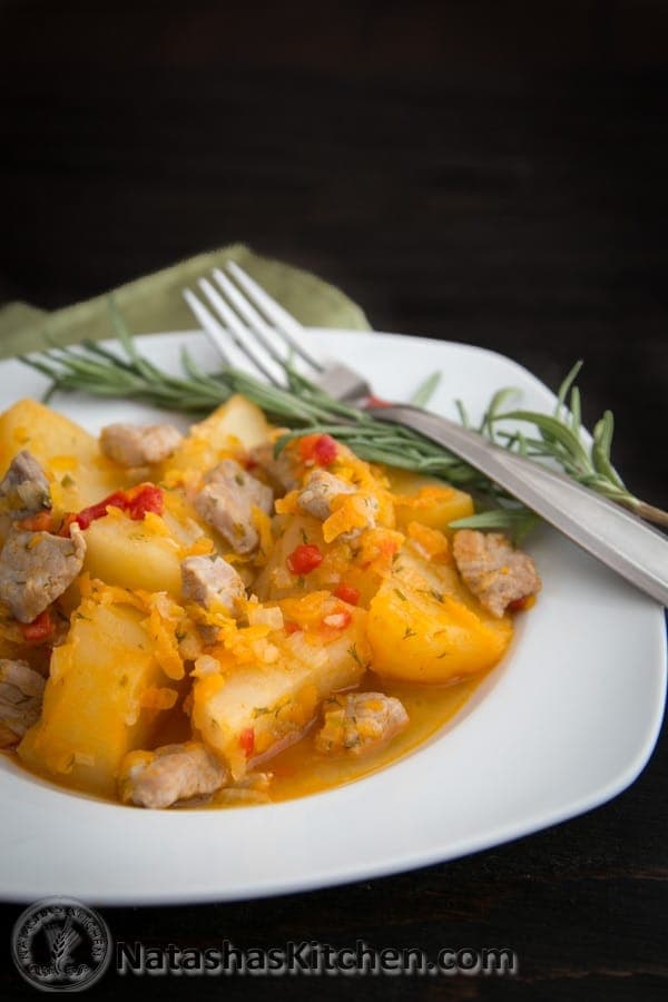 Braised Potatoes with Pork