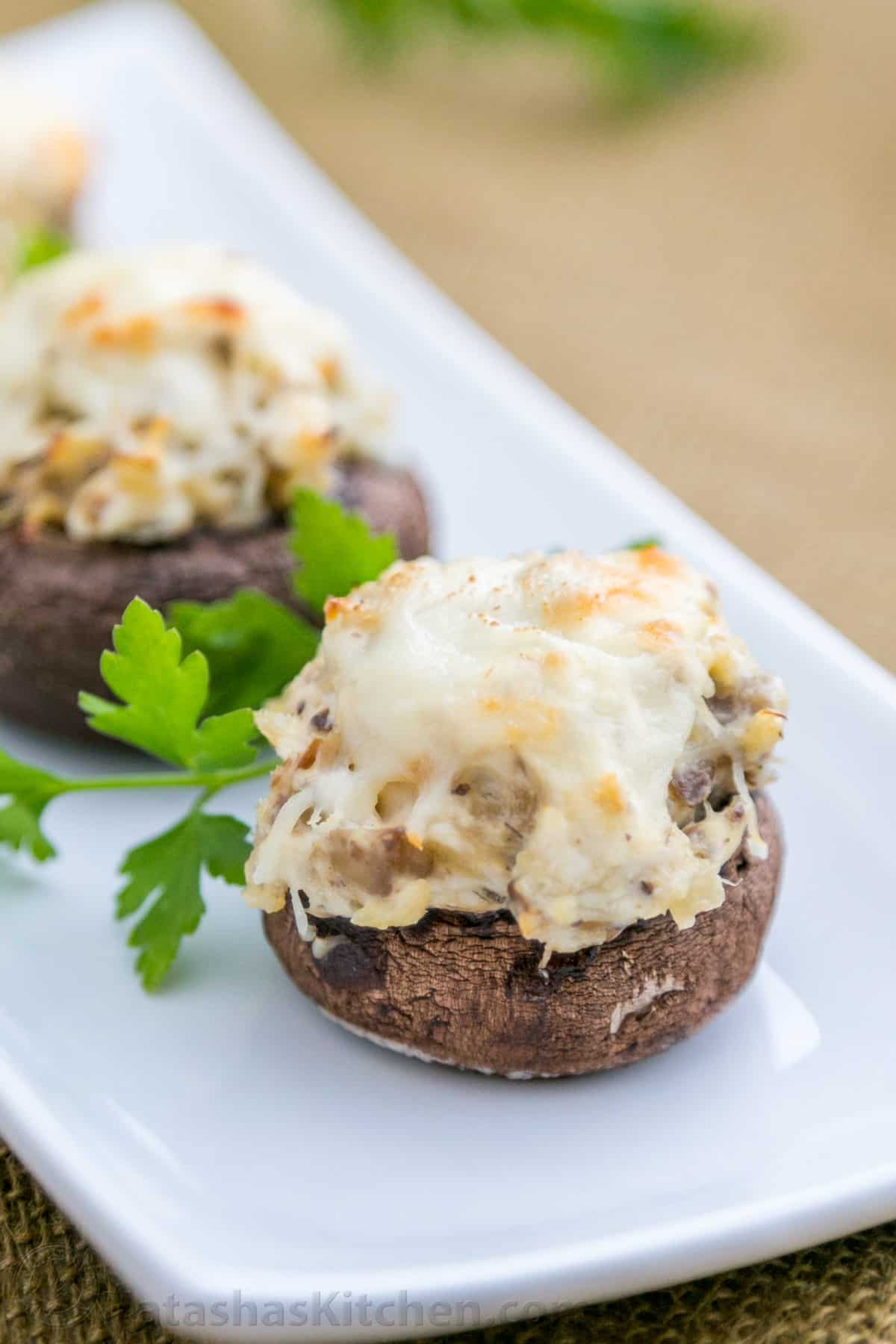 Chicken Stuffed Mushrooms Recipe