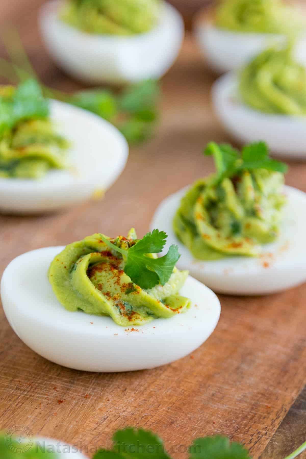 Guacamole Stuffed Eggs Recipe