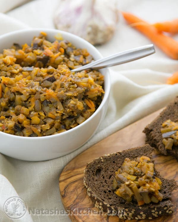Eggplant Caviar Spread Recipe