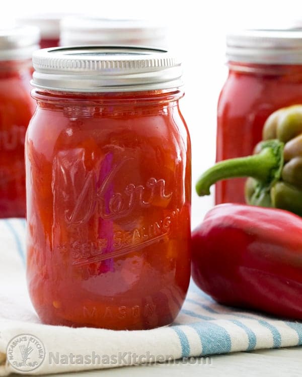 Marinated Canned Bell Peppers Recipe
