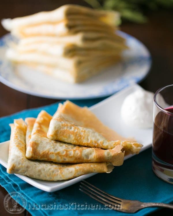 Turkey Crepes (Savory Nalesniki)