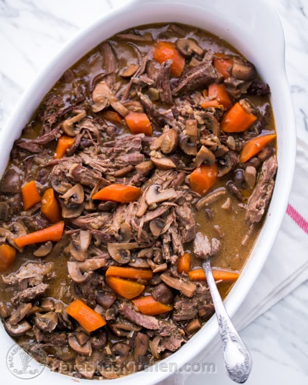 Beef and Mushroom Pot Roast (a Slow Cooker Recipe)