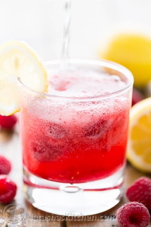 Sparkling Raspberry Lemonade