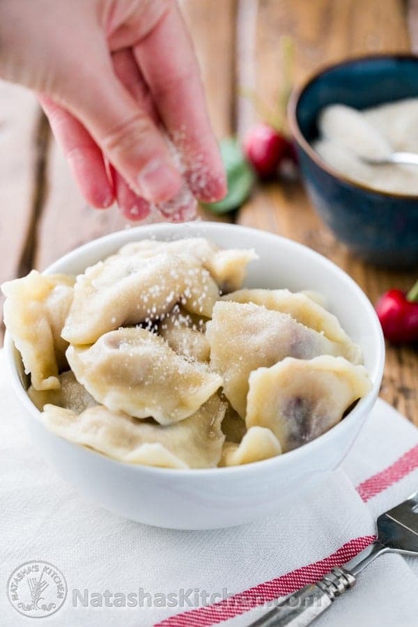 Cherry Vareniki (Cherry Pierogi)
