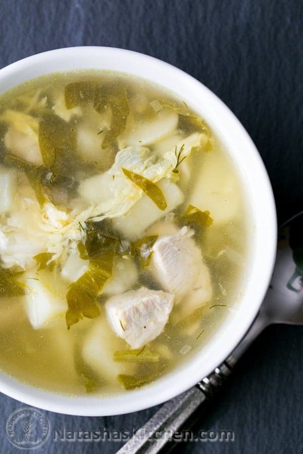 Shchavel Borscht (Sorrel Soup)