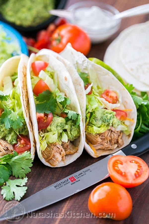Slow Cooker Chicken Tacos