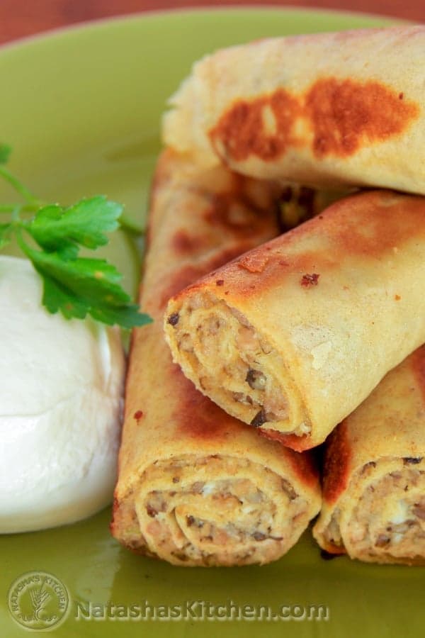 Savory Crepes (Meat and Mushroom Nalesniki)