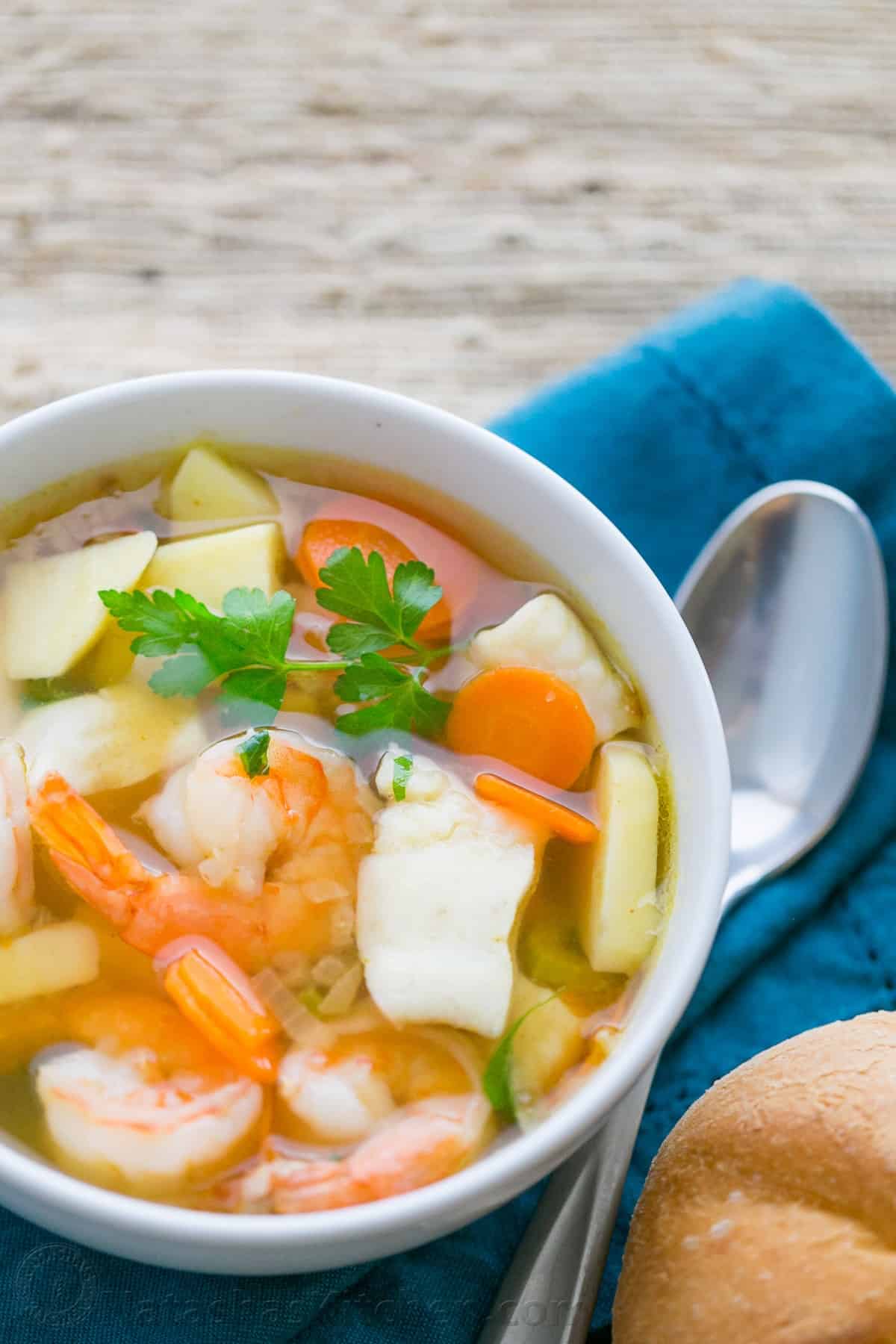 Shrimp and Fish Soup (Ukha)