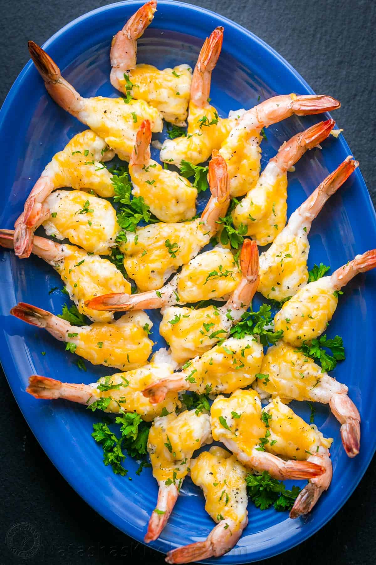 Cheesy Garlic Shrimp Appetizer