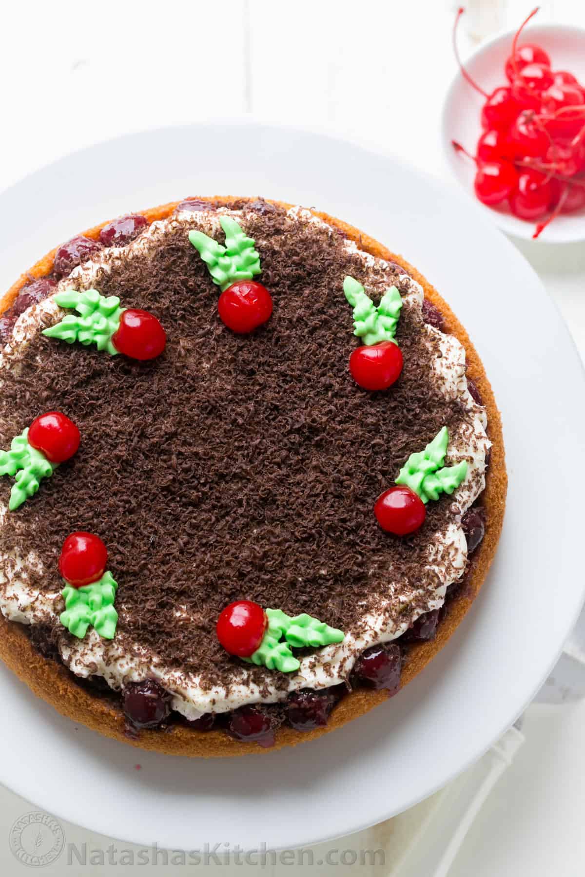 Cherry Christmas Cake