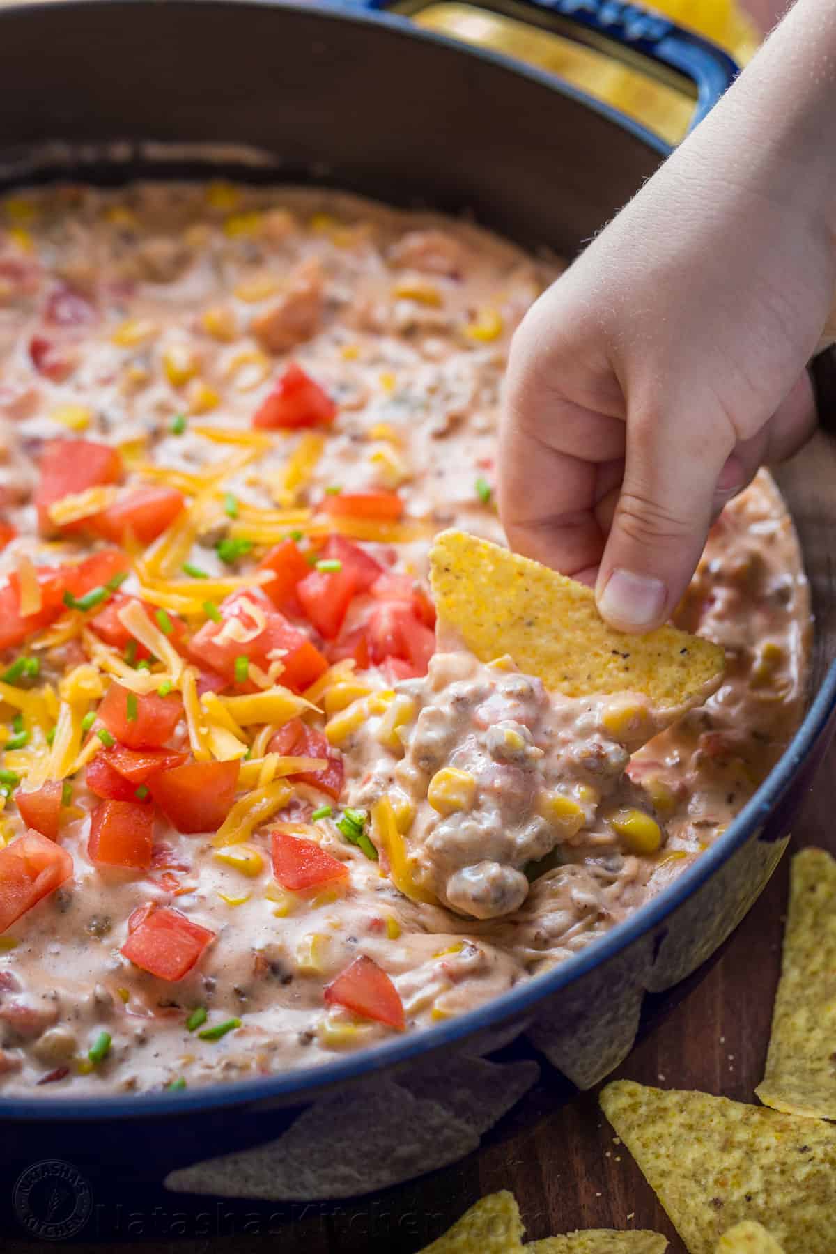 Sausage Queso Dip Recipe (with Real Cheese!)