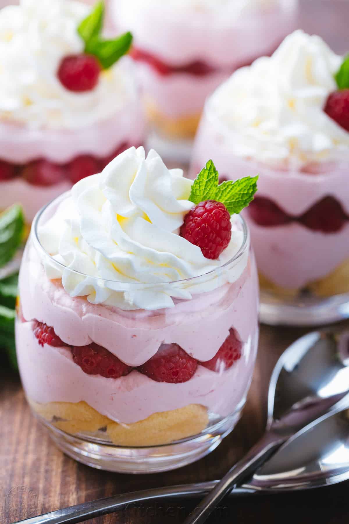 Raspberry Mousse Cups