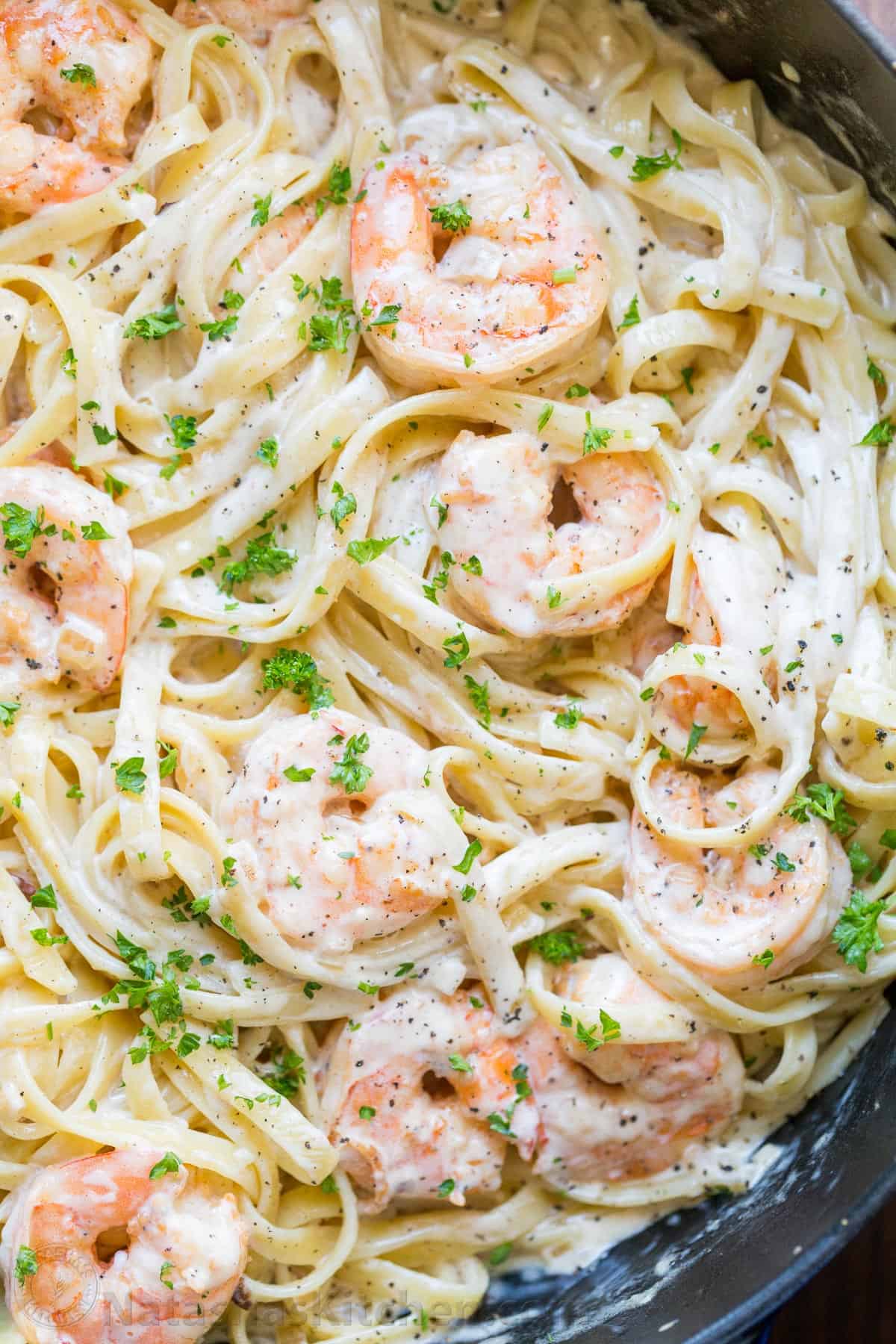 Creamy Shrimp Pasta Recipe (VIDEO)