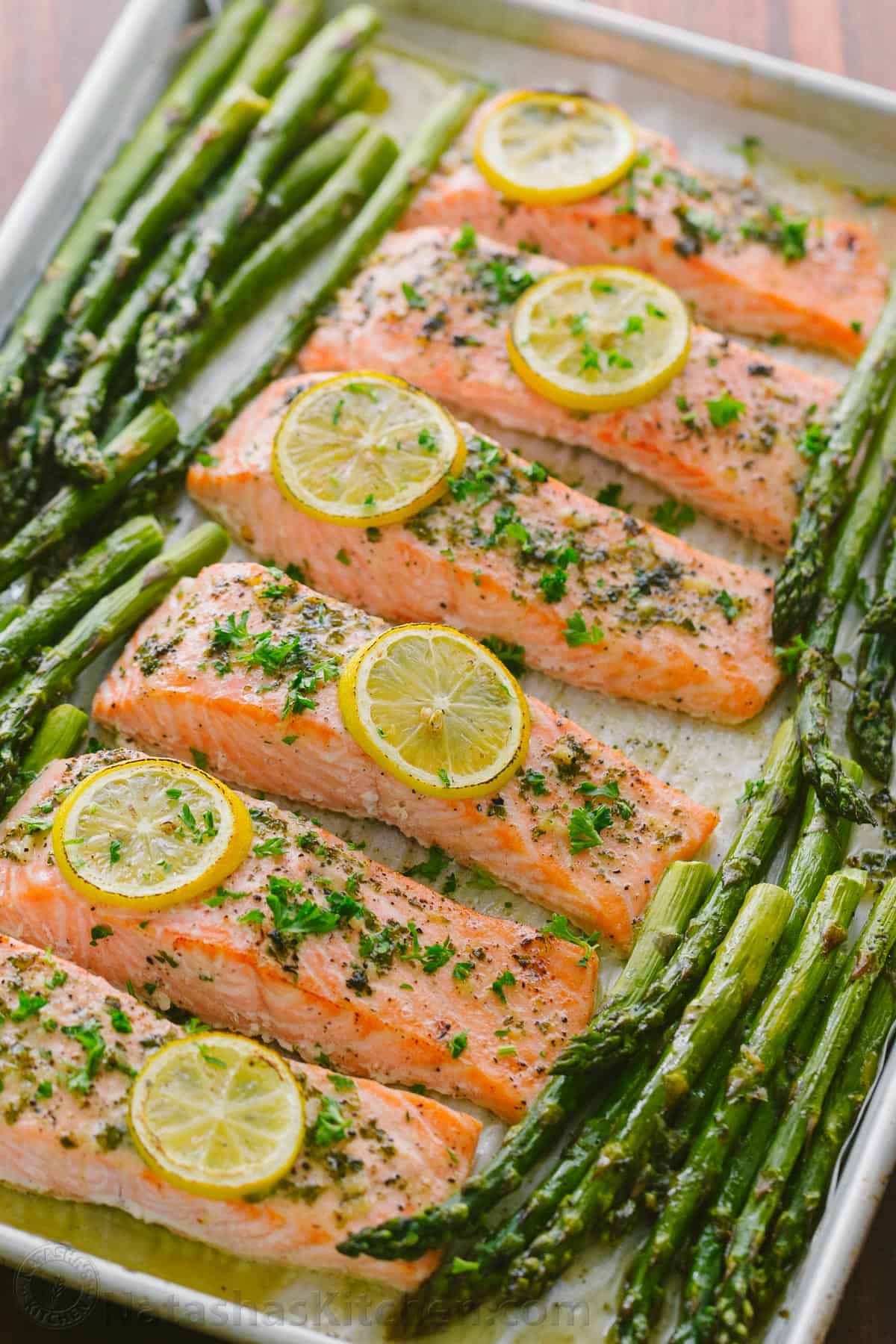 Sheet Pan Salmon and Asparagus