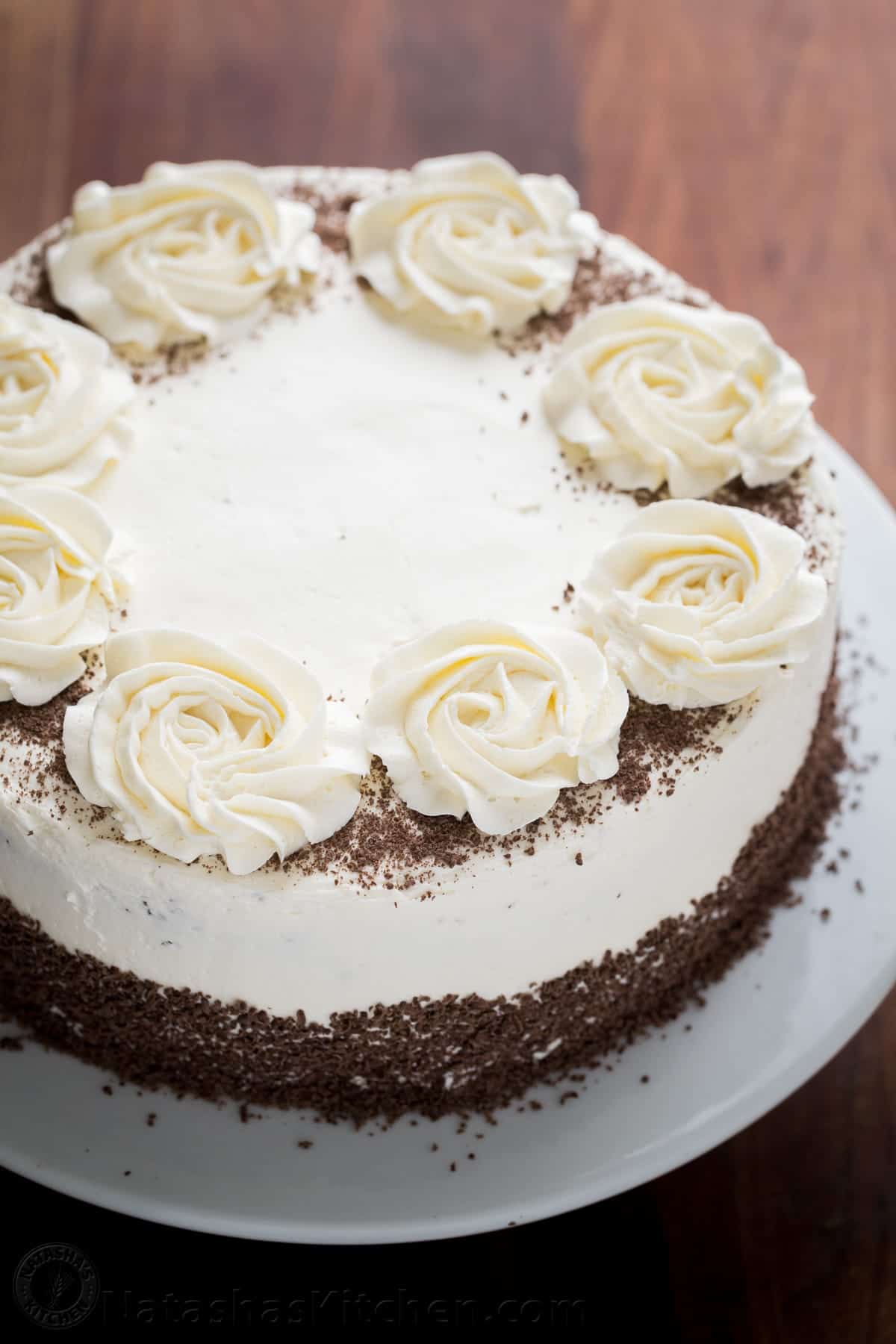 Chocolate Layer Cake with Swiss Meringue Buttercream