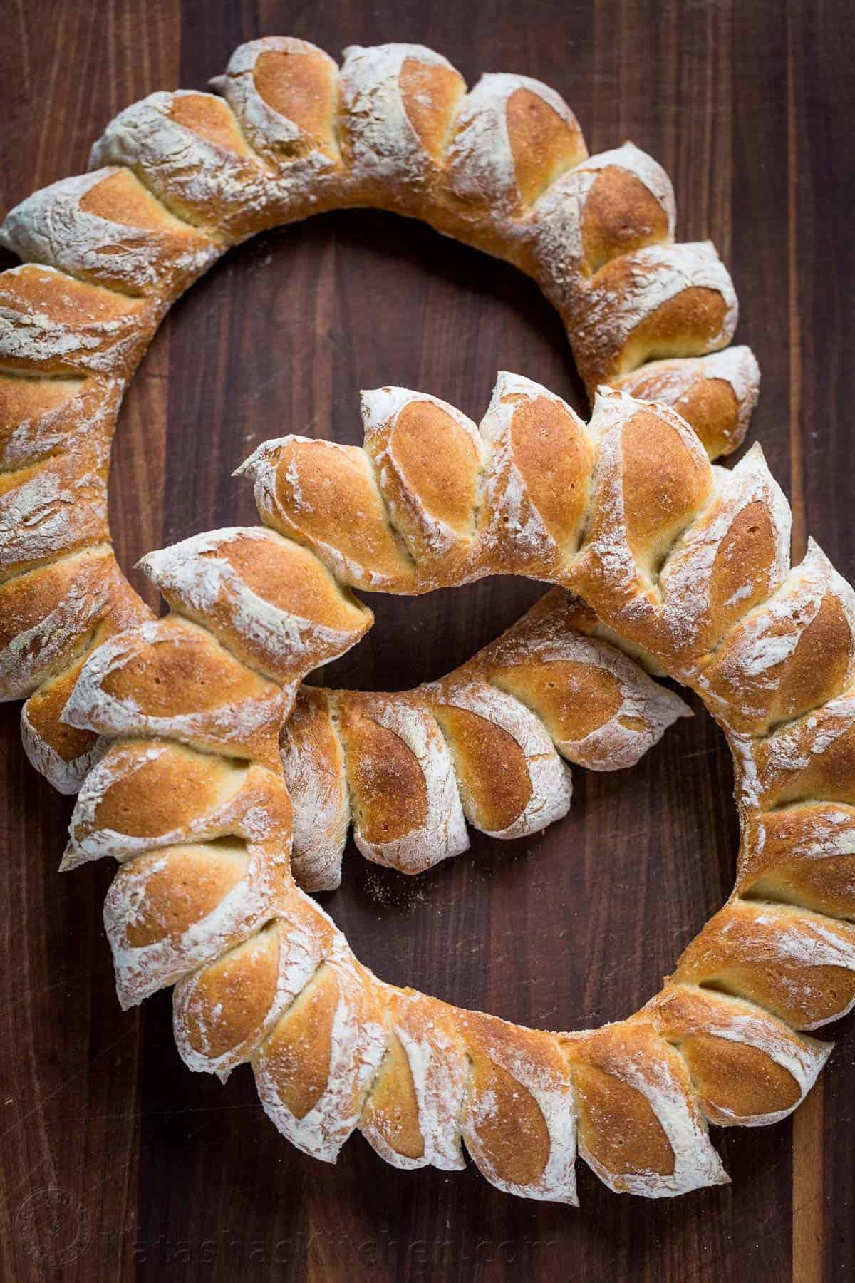 DIY Wreath Bread (VIDEO)
