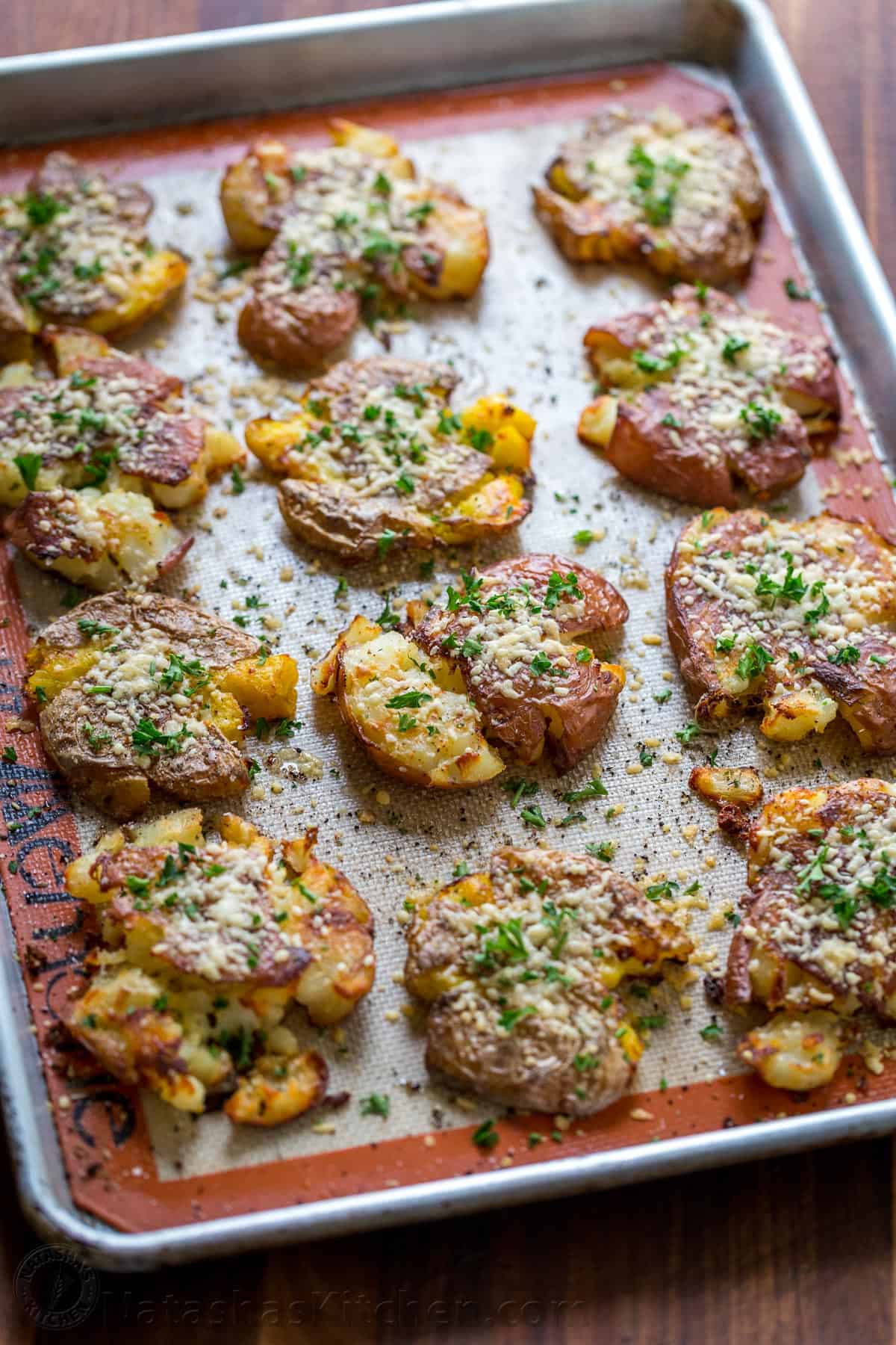Smashed Potatoes Recipe (VIDEO)