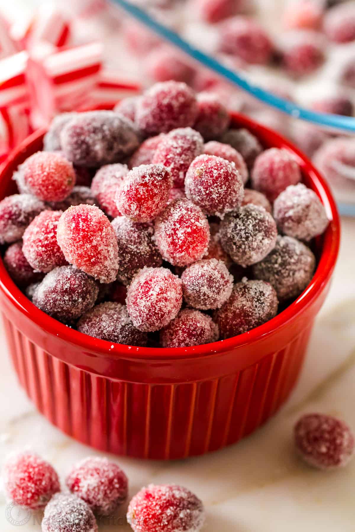 Sugared Cranberries (Easy Recipe)