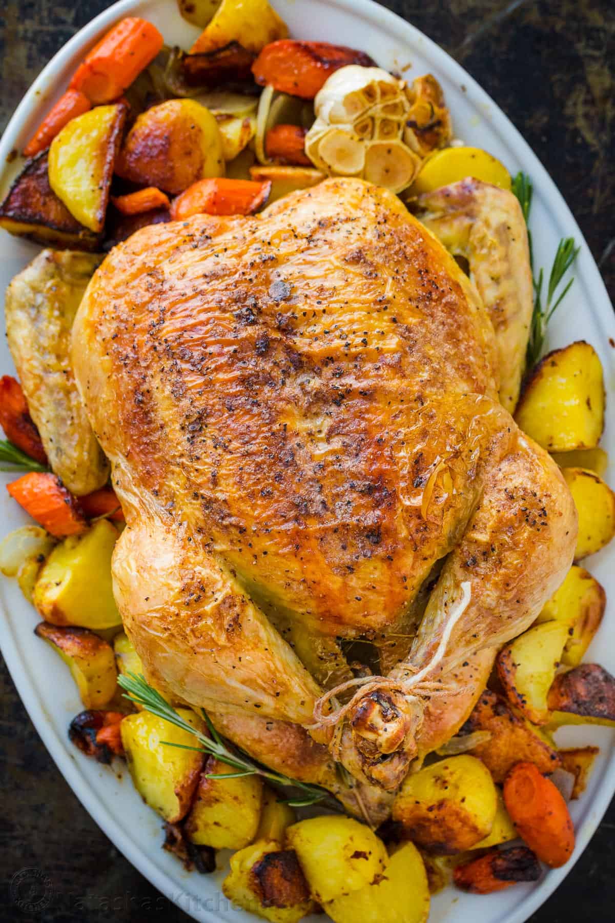 Juicy Roast Chicken and Vegetables