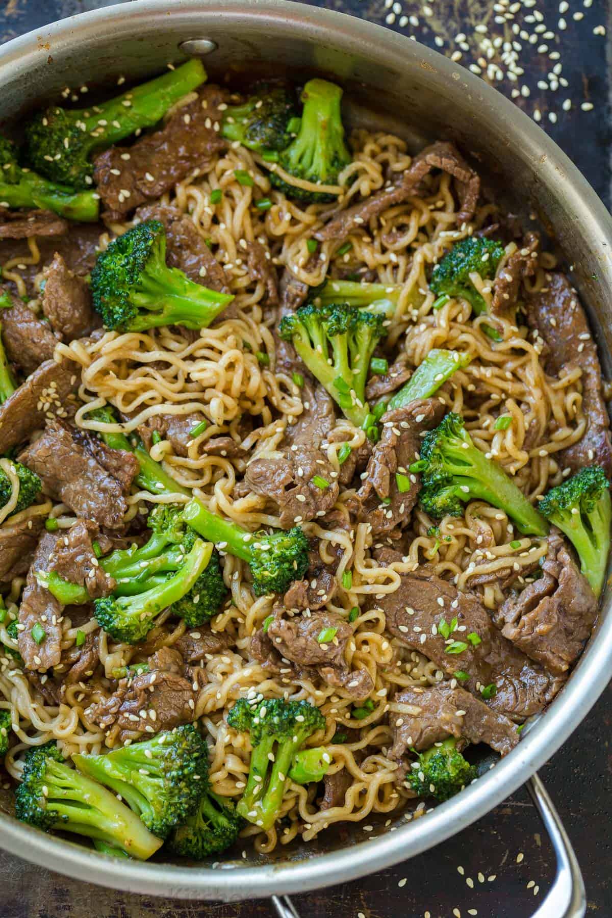 Beef and Broccoli Ramen Stir Fry Recipe