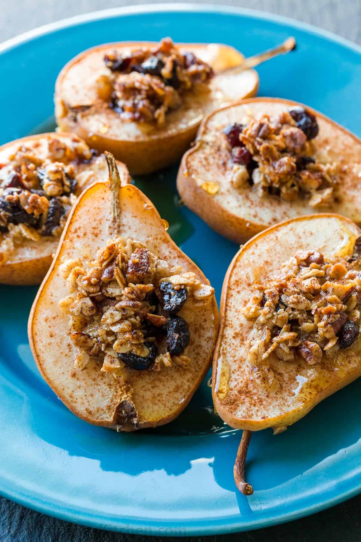 Maple Pecan Baked Pears Recipe