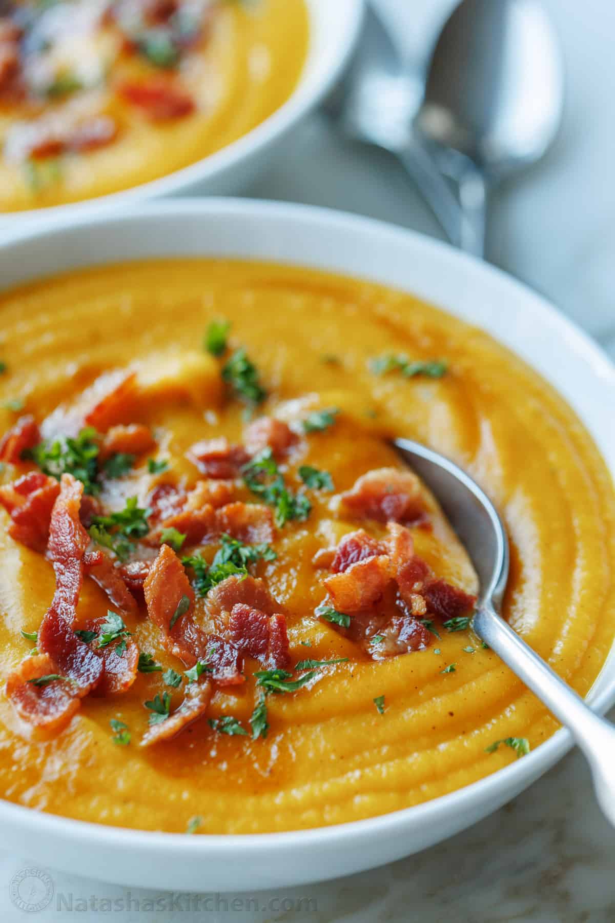 Roasted Butternut Squash Soup Recipe