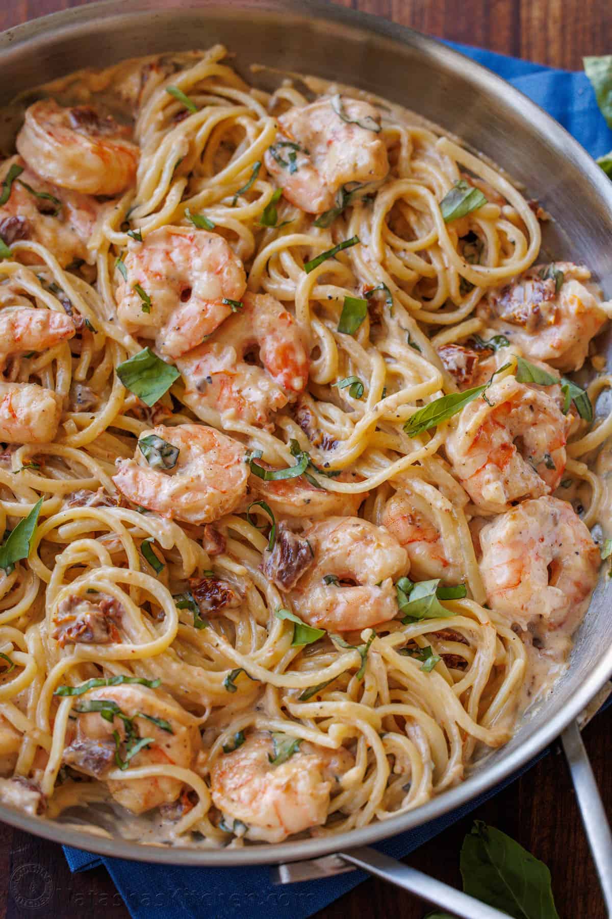Tuscan Shrimp Pasta Recipe
