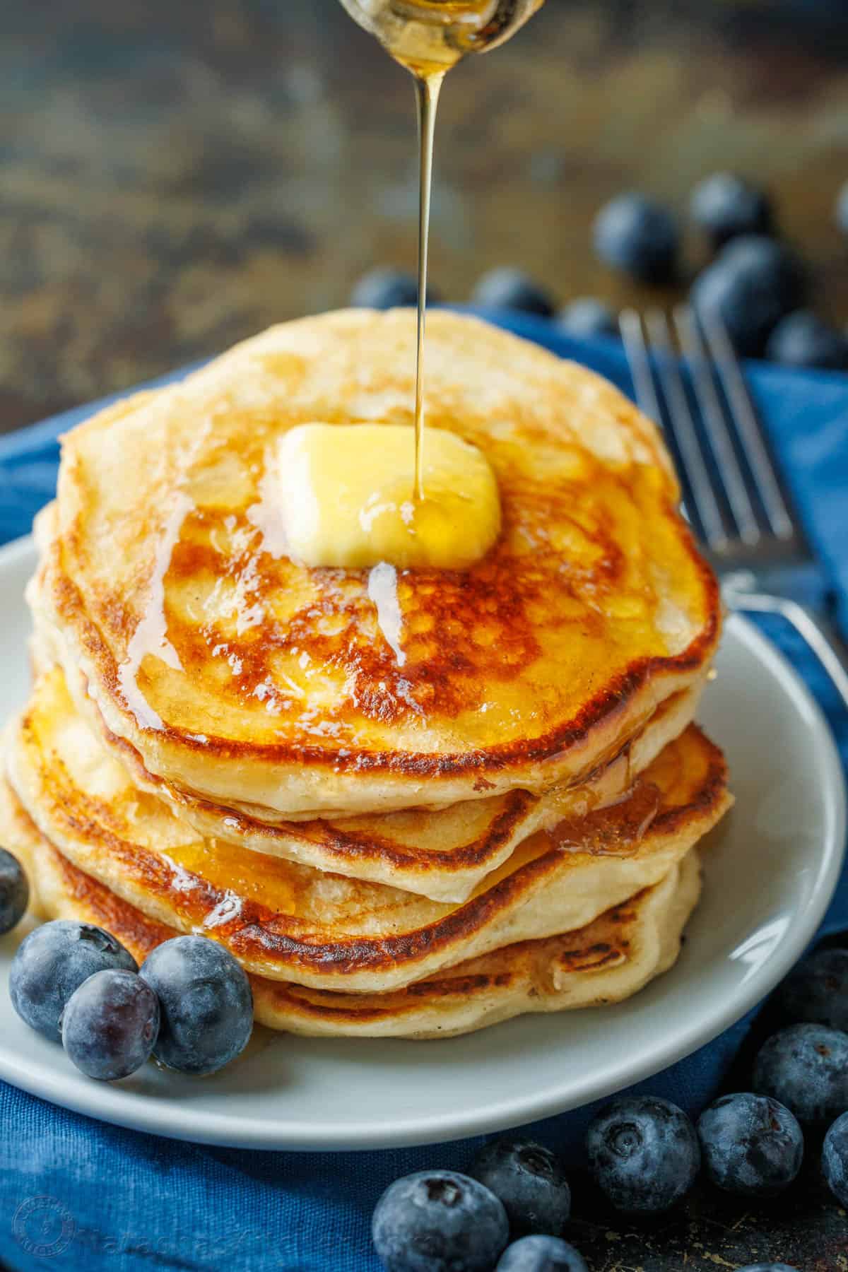 Overnight Sourdough Pancakes