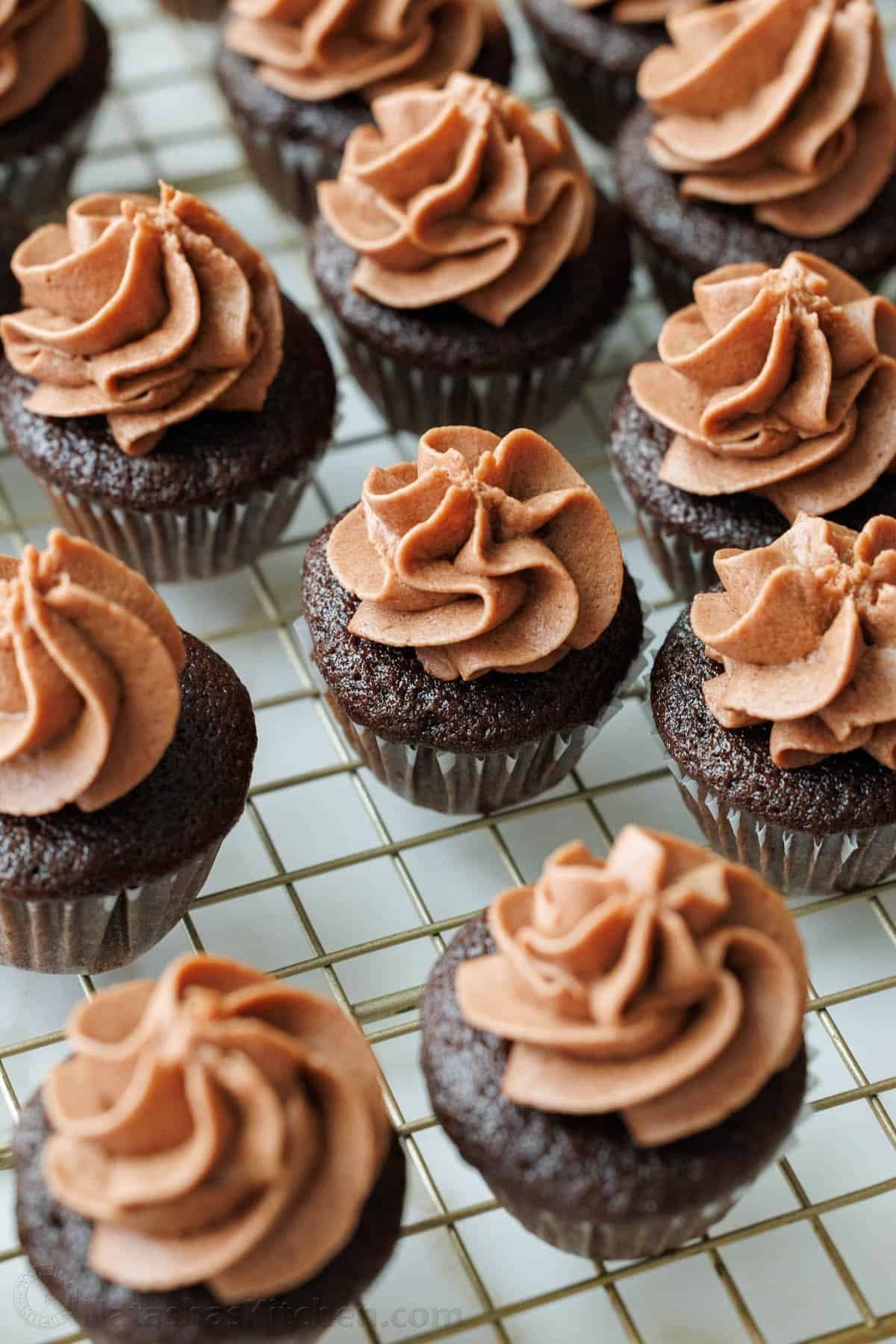 Mini Chocolate Cupcakes